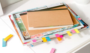 Post-it Haftstreifen Page Marker, Papier, schmal, 6+3 Gratis