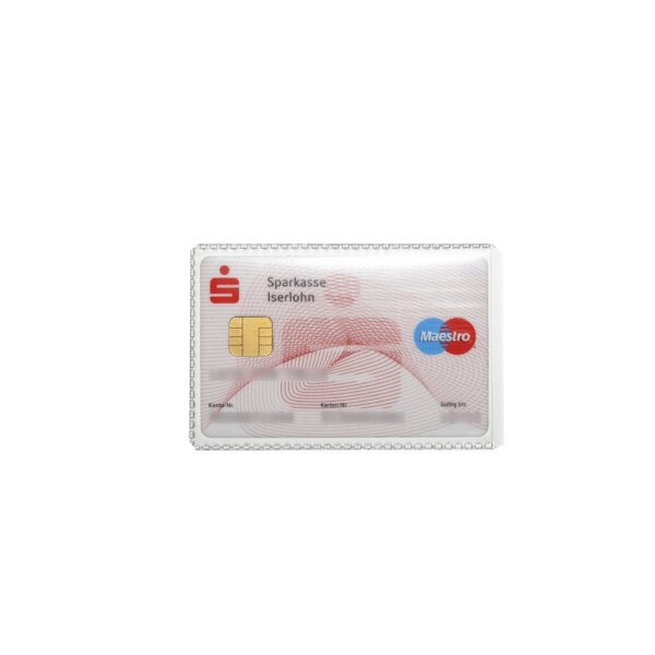 DURABLE Ausweishülle, aus PP, 54 x 86 mm, transparent