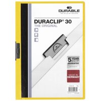 DURABLE chemise à clip DURACLIP ORIGINAL 30, format A4,noir