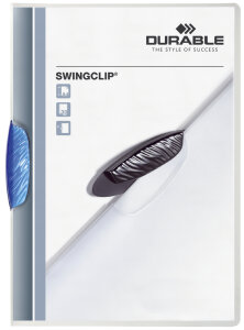 DURABLE Chemise à clip SWINGCLIP, A4, clip assorti
