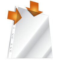 DURABLE Prospekthülle, A4, oben und Lochseite offen, PP