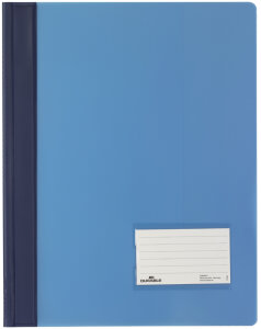 DURABLE Schnellhefter DURALUX, DIN A4, blau-transluzent