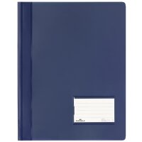 DURABLE Schnellhefter DURALUX, DIN A4, blau-transluzent