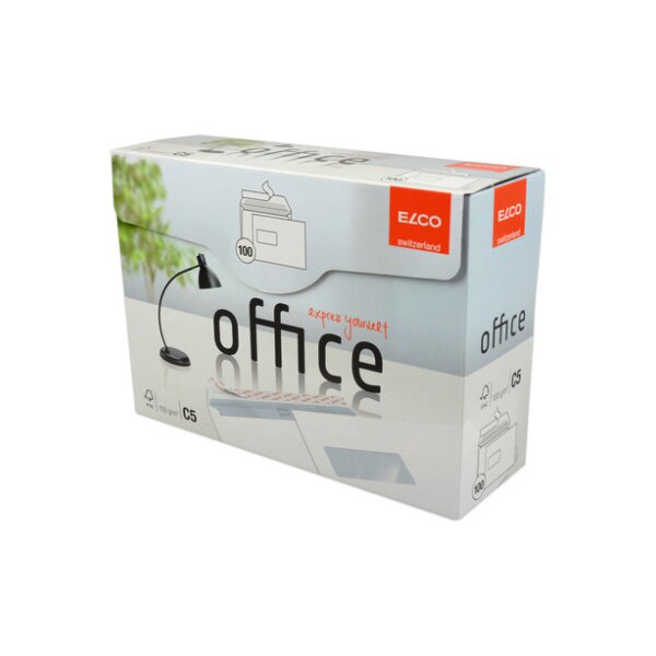 ELCO Couvert Off. Fenster links .C5 74537.12 100g, weiss 100 St&uuml;ck