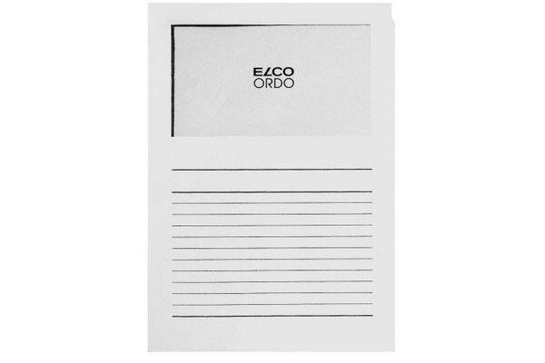 ELCO Organisationsmappe Ordo A4 29489.10 classico, weiss 100 St&uuml;ck