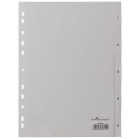 DURABLE Kunststoff-Register, Zahlen, A4, 5-teilig, 1 - 5