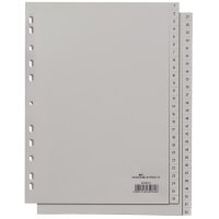 DURABLE Kunststoff-Register, Zahlen, A4, 20-teilig, 1 - 20