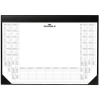 DURABLE Sous-main avec bloc de calendrier, noir