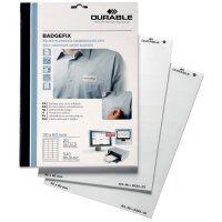 DURABLE Badge BADGEFIX, autocollant, 40 x 75 mm