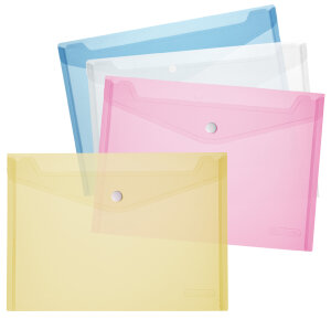 herlitz Dokumententasche, DIN A5, PP, weiss transparent