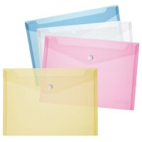 herlitz Pochette à documents, A5, PP, bleu /...