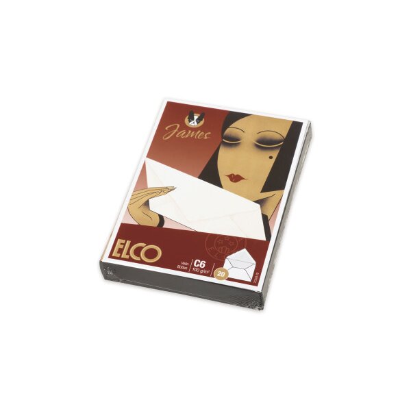 ELCO Couverts Velin C6 71318.10 weiss, 100g 20 Stück