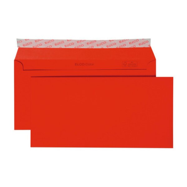ELCO Couvert Color o/Fenster C5/6 18833.92 100g, rot 250 St&uuml;ck