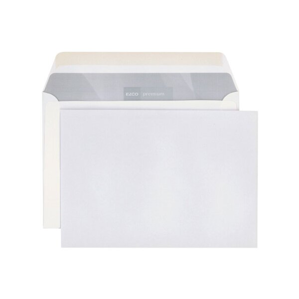 ELCO Enveloppe Premium s/fenêtre E6 30290 100g, blanc 500 pcs.