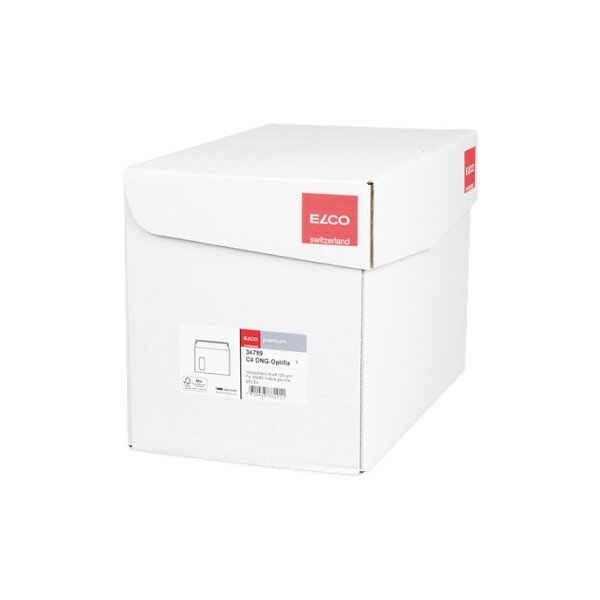 ELCO Enveloppe Premium a/fenêtre C4 34799 120g, blanc 250 pcs.