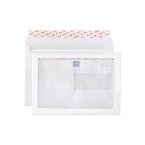 ELCO Enveloppe Premium a/fenêtre C5 32599 100g, blanc 500 pcs.