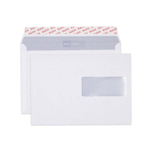 ELCO Couvert Classic m/Fenster C5 37896 100g, weiss 500 Stück