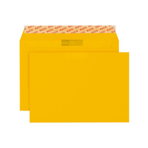 ELCO Couvert Color o/Fenster C5 24084.42 100g, goldgelb 250 St&uuml;ck