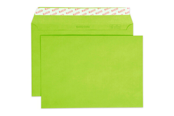 ELCO Enveloppe Color s/fen&ecirc;tre C5 24084.62 100g, vert 250 pcs.
