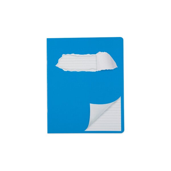 ELCO Cahier 17,5x22cm 73053.35 ligné bleu
