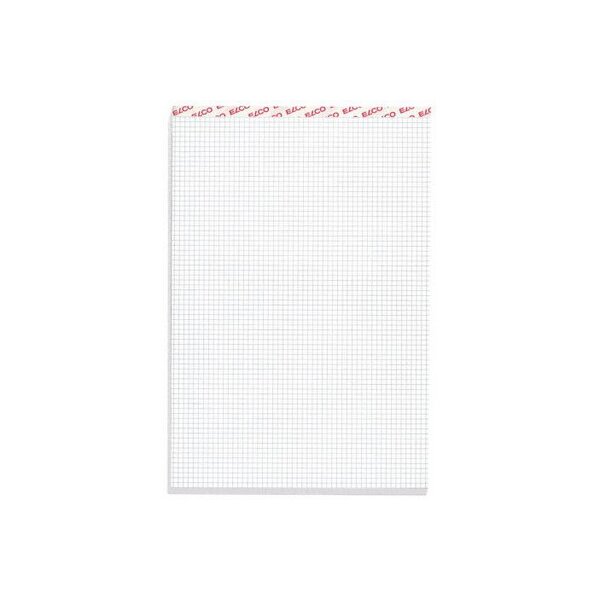 ELCO Bloc-notes quadrill&eacute; 4mm A7 73424.17 blanc, 70g 100 flls.