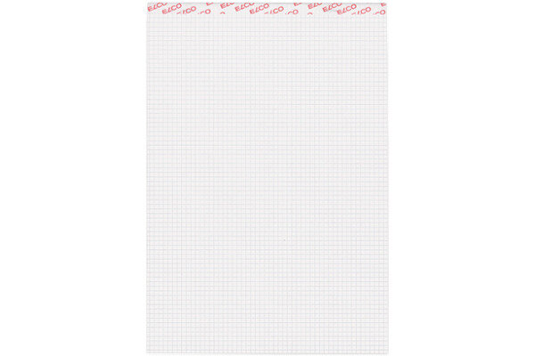 ELCO Bloc-notes quadrill&eacute; 4mm A4 73511.17 blanc, 80gm2 100 flls.