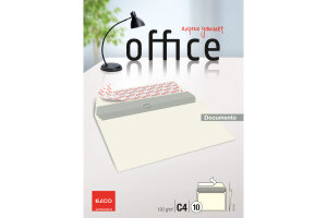 ELCO Couvert Office C4 74516.12 120g, beige, Klebung 10 Stk.