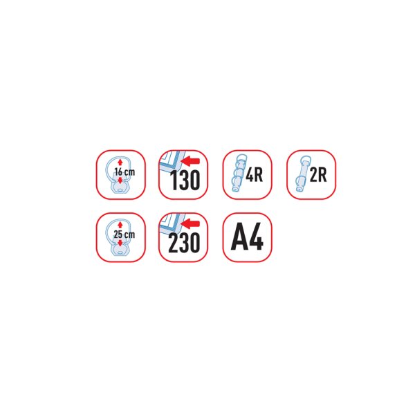 herlitz Classeur à anneaux easy orga to go, A4, 2 anneaux
