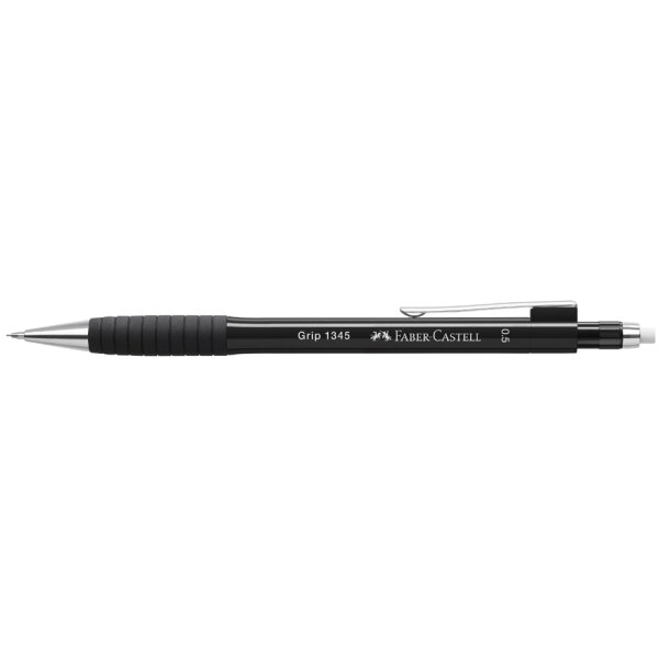 FABER-CASTELL Druckbleistift GRIP 1345, schwarz
