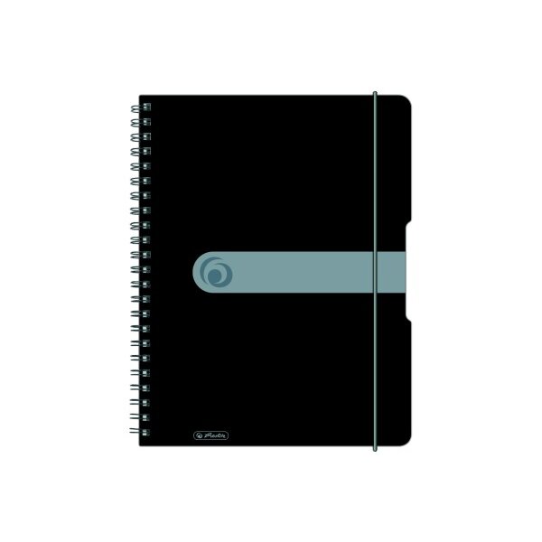 HERLITZ Collegeblock A4 11293073 Easy orga 5mm kar. schwarz