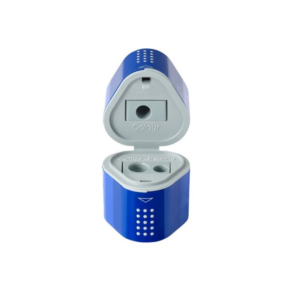 FABER-CASTELL Taille-crayon Grip 2001 183801 bleu/muron 10 pcs.