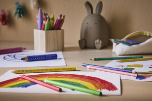FABER-CASTELL Dreikant-Buntstifte Colour GRIP, 36er Etui