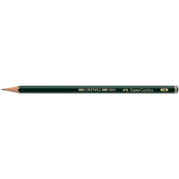 FABER-CASTELL Crayon CASTELL 9000, degré de dureté: 6B