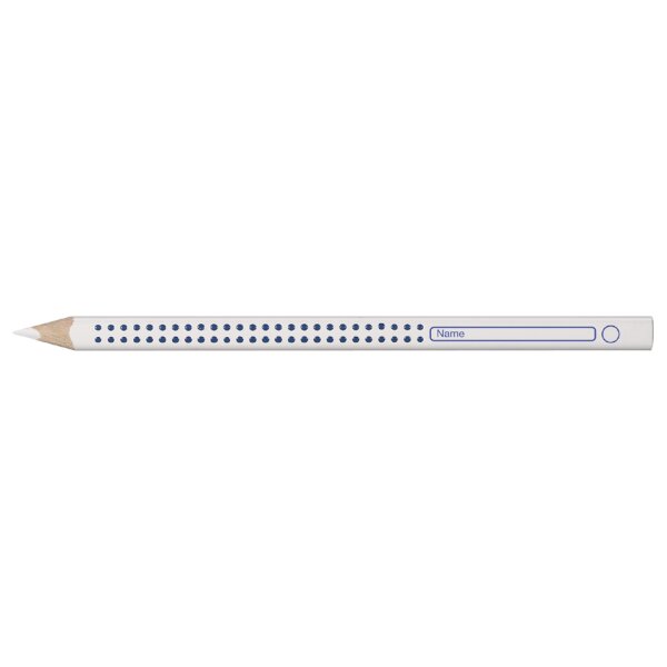 FABER-CASTELL Heft- und Tafelstift Jumbo GRIP weiss