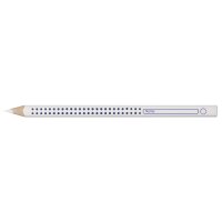 FABER-CASTELL Crayon pour cahier et tableau Jumbo GRIP blanc