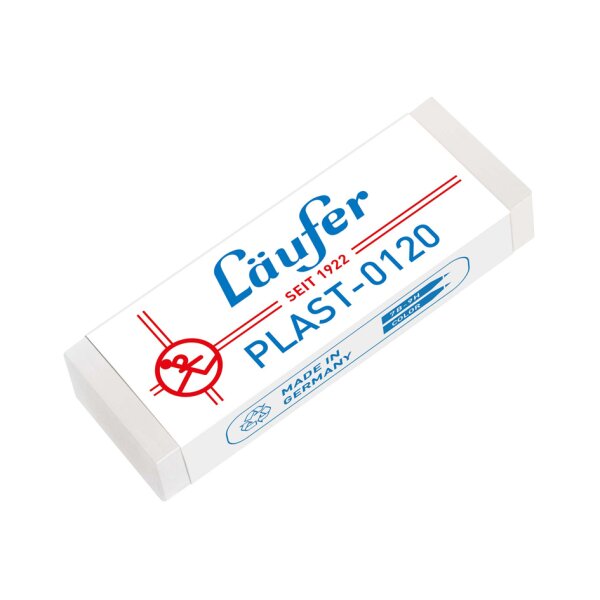 Läufer Kunststoff-Radierer PLAST-0120, transparent