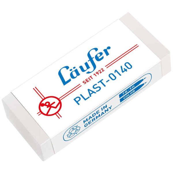 Läufer Kunststoff-Radierer PLAST-0120, transparent