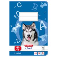 herlitz Schulheft x.book, DIN A5, Lineatur 7 kariert