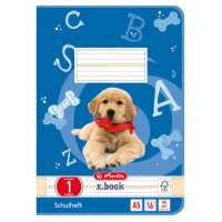 herlitz Schulheft x.book, DIN A5, Lineatur 7 kariert