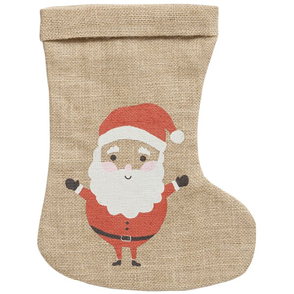 folia Jutesack "Weihnachtsstiefel", (B)200 x (H)330 mm
