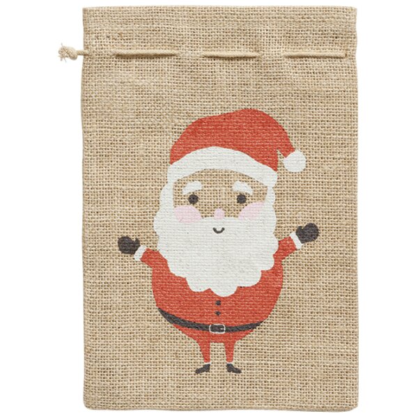 folia Jutesack "Weihnachtsmann", (B)250 x (H)350 mm