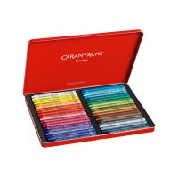 CARAN DACHE Crayons de cire Neocolor 1 7000.340 40 couleurs ass. box métal