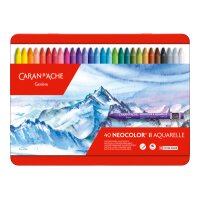 CARAN DACHE Wachsmalkreide Neocolor II 7500.340 40 Farben...