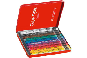 CARAN DACHE Pastels à la cire Neocolor II 7500.310 10-couleurs ass.