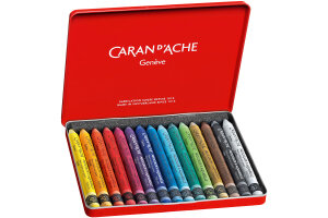 CARAN DACHE Pastels à la cire Neocolor II 7500.315 15-couleurs ass.