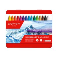 CARAN DACHE Wachspastelle Neocolor II 7500.315 15-farbig...