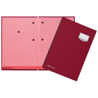 PAGNA Unterschriftenmappe "DE LUXE", DIN A4, 20 Fächer, blau