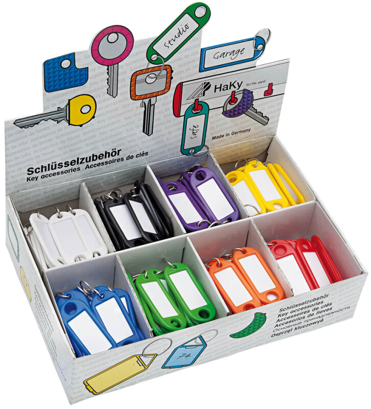 WEDO Schl&uuml;sselanh&auml;nger mit Ring, 200er Display