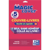 Oxford Couvre-livres Magic Cover, contenu: 5 feuilles
