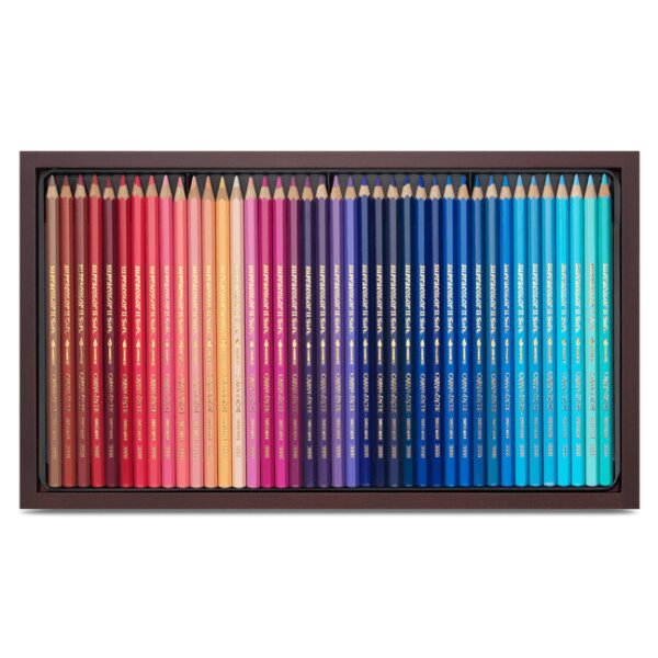 CARAN DACHE Crayon coul. Supracolor 3,8mm 3888.920 ass. cofret bois 120 piece
